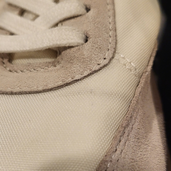 J Crew Retro Suede Leather Sneakers Trainers Green & White Size 8 - Picture 5 of 11